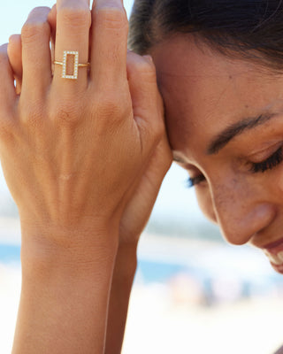 Signature Rectangle III Ring