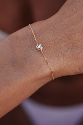 Enframed Diamond Bracelet