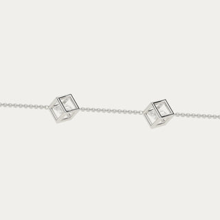 Enframed Double Diamond Bracelet