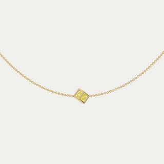 Enframed Gemstone Necklace