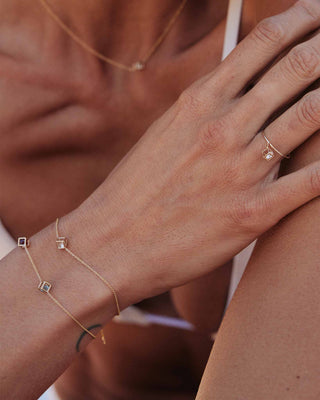 Enframed Diamond Ring