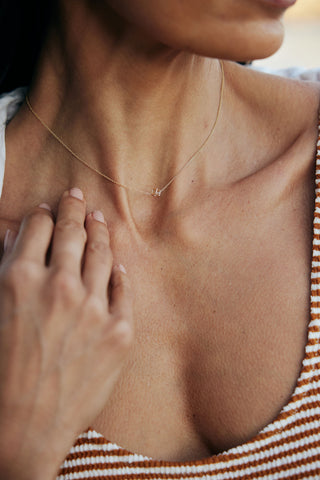 Enframed Diamond Necklace