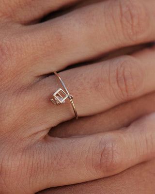 Enframed Diamond Ring