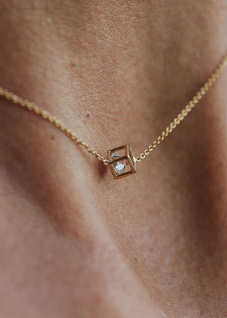 Enframed Diamond Necklace