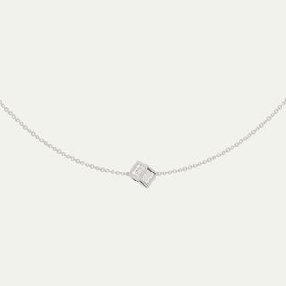 Enframed Diamond Necklace