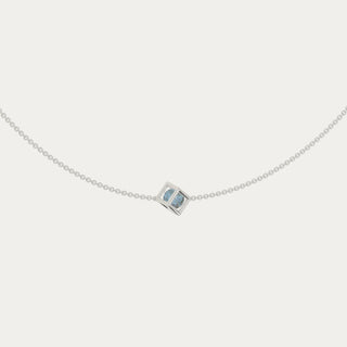 Enframed Gemstone Necklace